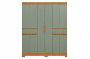 Ver imagem 1 de Guarda Roupa Olímpia 10 Portas e 2 Gavetas - Cinamomo Sálvia - Albatroz