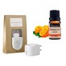 Aromatizador Porcelana com Óleo Essencial Laranja Doce Via Aroma - 1