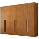 Ver imagem 1 de Guarda Roupa Casal Bristol 6 Portas 8 Gavetas Cinamomo - Novo Horizonte