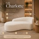 Ver mais imagens de Sofa Curvo 2 Lugares Charlotte Bouclê Moscow Design Orgânico