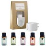 Kit Difusor Elétrico Porcelana E 05 Essências 10ml Via Aroma - 1