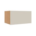 Ver imagem 3 de Armário Aéreo Planejado 1 Porta Basculante 80cm Aroeira CabeCasa MadeiraOriginals Cinza/Sereno/Cedro