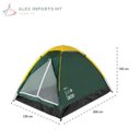 Ver imagem 2 de Barraca Iglu 2 Pessoas Verde Bel Camping - 102000 baratoo