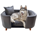 Ver imagem 2 de Sofá Caminha Grande Porte Pet Luxo em Sued Premium:cinza