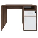 Ver imagem 6 de Escrivaninha Mesa Office com Gaveta e Armário Hall Ipê/branco