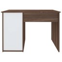 Ver imagem 7 de Escrivaninha Mesa Office com Gaveta e Armário Hall Ipê/branco