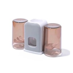 Dispenser Aplicador Creme Dental Suporte 4 Escovas - 1