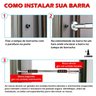 Barra Fixa de Porta para Exercício Flexão Crossfit Treino - 5