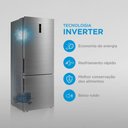 Ver imagem 5 de Geladeira Inverse Frost Free 416l Inverter Cor Inox Midea Mdrb593fgd463 - Bivolt