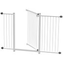 Ver imagem 3 de GRADE PORTÃO PET BEBÊ DIVISOR AMBIENTE 113 a 118 CM BRANCO