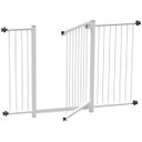 Ver imagem 1 de GRADE PORTÃO PET BEBÊ DIVISOR AMBIENTE 113 a 118 CM BRANCO