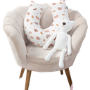 Ver imagem 2 de Almofada Amamentação Bebê 100% Algodão Percal 200 Fios Moderninhos:hippie Chic