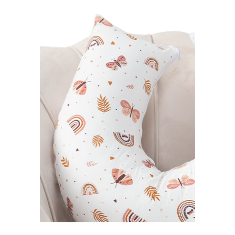 Almofada Amamentação Bebê 100% Algodão Percal 200 Fios Moderninhos:hippie Chic