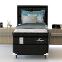 Ver imagem 6 de Conjunto Box Solteiro Mola Ensacada Probel Munique (88x188x56cm)