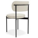 Ver imagem 6 de Kit 08 Cadeiras Estofadas para Sala de Jantar Louvre L02 Linho Champagne - Lyam Decor