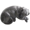 Ver imagem 6 de Escultura Decorativa Cachorro Deitado em Resina