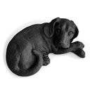Ver imagem 1 de Escultura Decorativa Cachorro Deitado em Resina