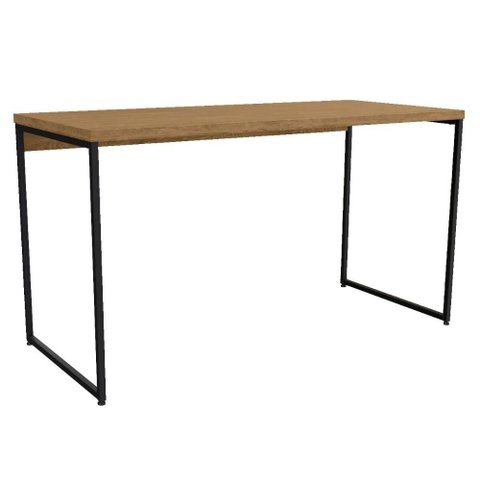 Escrivaninha de Escritorio e Quarto 136cm Freijo/preto Fosco
