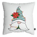 Ver imagem 2 de Capas De Almofada Natal Gnomo Azul 40x40 - Kit Com 4 Un
