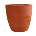 Ver imagem 1 de Vaso Planta 50x50 Oval Moderno Polietileno - TERRACOTA 016