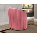 Ver imagem 5 de Poltrona Stela Decorativa Suede Confortável Rosa 280 Bella Decor