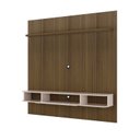 Ver imagem 5 de Painel Ripado até 75 Polegadas com Led 1 Porta 2 Nichos e Prateleira Belluno Artely