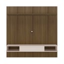 Ver imagem 2 de Painel Ripado até 75 Polegadas com Led 1 Porta 2 Nichos e Prateleira Belluno Artely