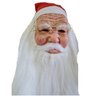 Mascara de Papai Noel Realista Natal Natalino Latex Fantasia Barba Oculos Gorro Festa Fim de Ano Con - 5