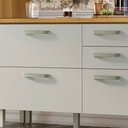 Ver imagem 6 de Balcão de Cozinha 3 Portas 3 Gavetas 120cm Freijó/Off White Princesa Nesher