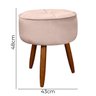 Puff para Sala Pé Palito Ariel Speciale Home - 3