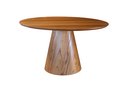 Ver imagem 1 de Mesa Cone Redonda Lamina Madeira Natural - 1,20m