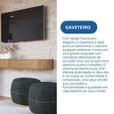 Ver imagem 7 de Escrivaninha Mesa Escritório Suspensa Complemento 100% MDF 1 Gaveta 78,5cm Macadâmia Marrom