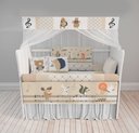 Ver imagem 1 de Kit Berço infantil safári música animais para quarto de bebê KT24