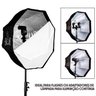 Softbox Octabox 80Cm Tipo Sombrinha Para Flash Tocha T-Photo U UNICA UNICA - 6