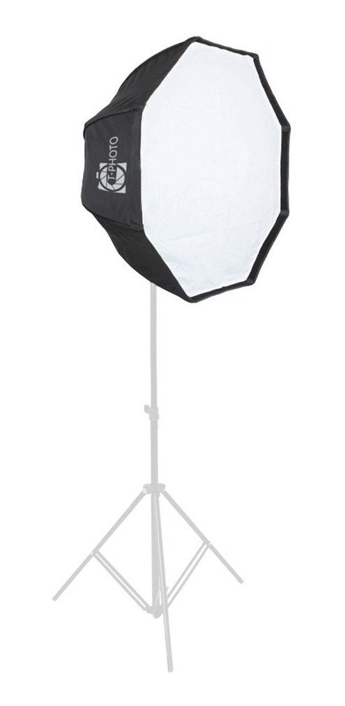 Softbox Octabox 80Cm Tipo Sombrinha Para Flash Tocha T-Photo U UNICA UNICA - 2