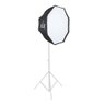 Softbox Octabox 80Cm Tipo Sombrinha Para Flash Tocha T-Photo U UNICA UNICA - 2