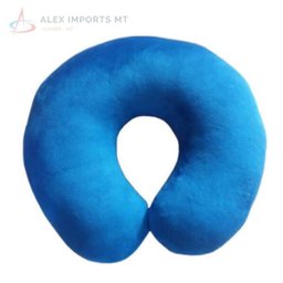 Almofada Macia de Pescoço Azul Aumofada Pescoso Azu Macio - 2