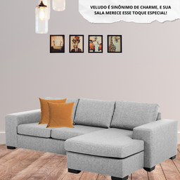 Kit 2 Capa Almofada Veludo Lisa 48x48 Ziper - Bronze - 5