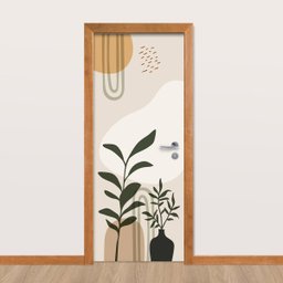 Adesivo de Porta - Arte Boho 1 Dekalque 83x213 - 2