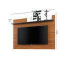 Ver imagem 2 de Painel Suspenso Maia TV de até 47 Polegas com Prateleira Noce/ Preto para Sala