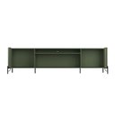 Ver imagem 3 de Rack com 4 Portas Brise para Sala 220cm Pés Metal 100% Mdf