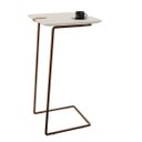 Ver imagem 1 de Mesa Apoio Lateral para Sofá Atenas Pé Café:Laca Off White