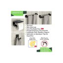 Ver imagem 6 de Kit de Acessórios para Banheiro 4 Peças Adesivo Preto F.elg