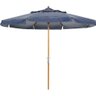 Ombrelone Central Positano em Madeira 2,40 Metros Azul Bel - 1