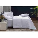 Ver imagem 2 de Kit Edredom QUEEN 6 Peças Dupla Face Italiano Macio Branco Casa Dona