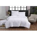 Ver imagem 1 de Kit Edredom QUEEN 6 Peças Dupla Face Italiano Macio Branco Casa Dona