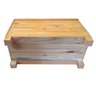 Baú de Madeira 60cm Madeira Maciça - 9