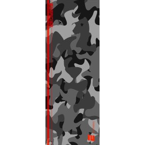 Tapete Yoga Pilates Fitness Ginastica 66 x 185cm CAMUFLADO CINZA Casa Dona