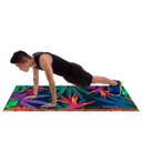 Ver imagem 2 de Tapete Yoga Pilates Fitness Ginastica 66 x 185cm JUNGLE COLOR Casa Dona