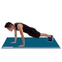 Ver imagem 1 de Tapete Yoga Pilates Fitness Ginastica 66 x 185cm Azul Casa Dona